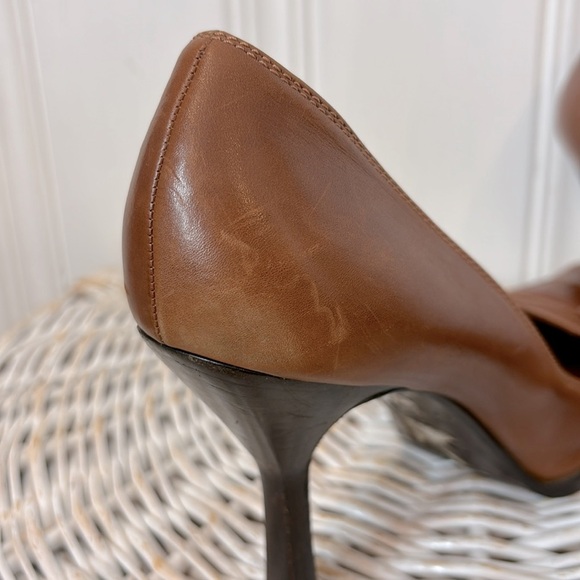 Tan coloured SERGIO ROSSI shoes - Picture 9 of 9